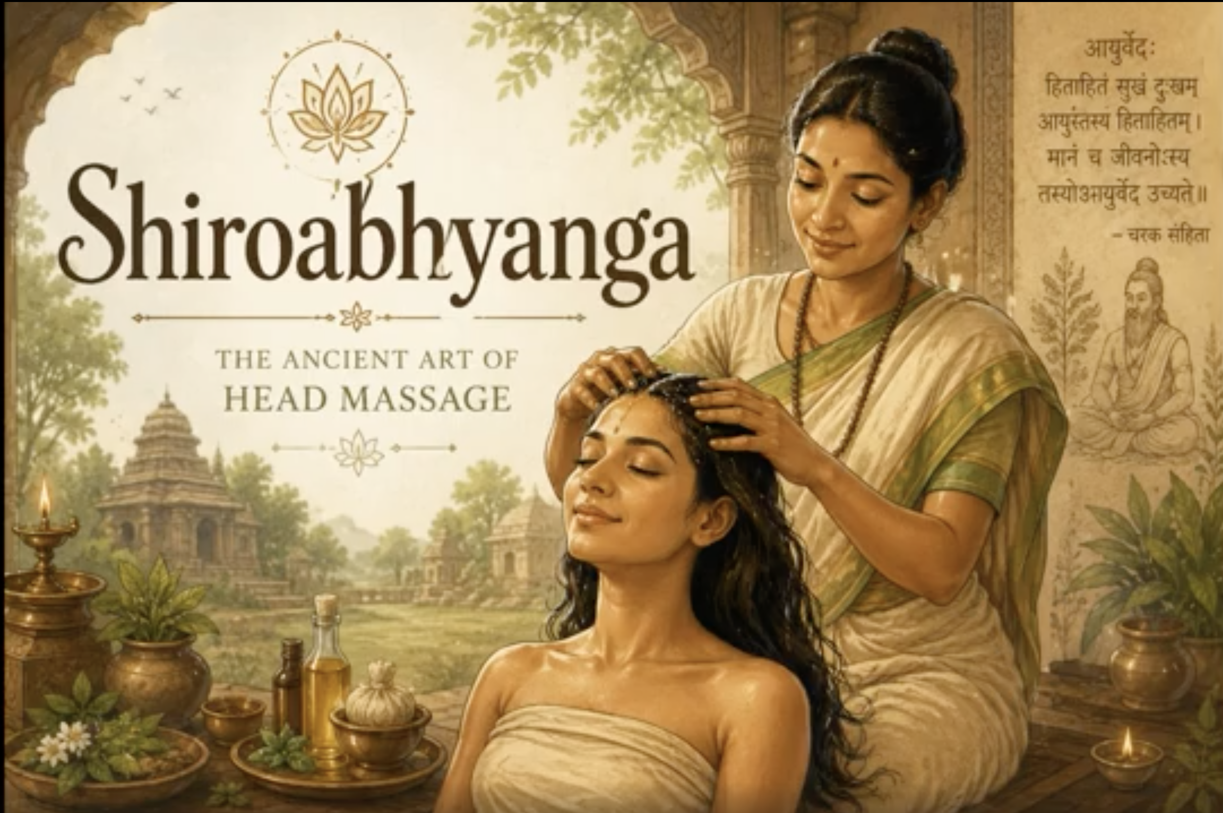 Shiroabhyanga Head Massage